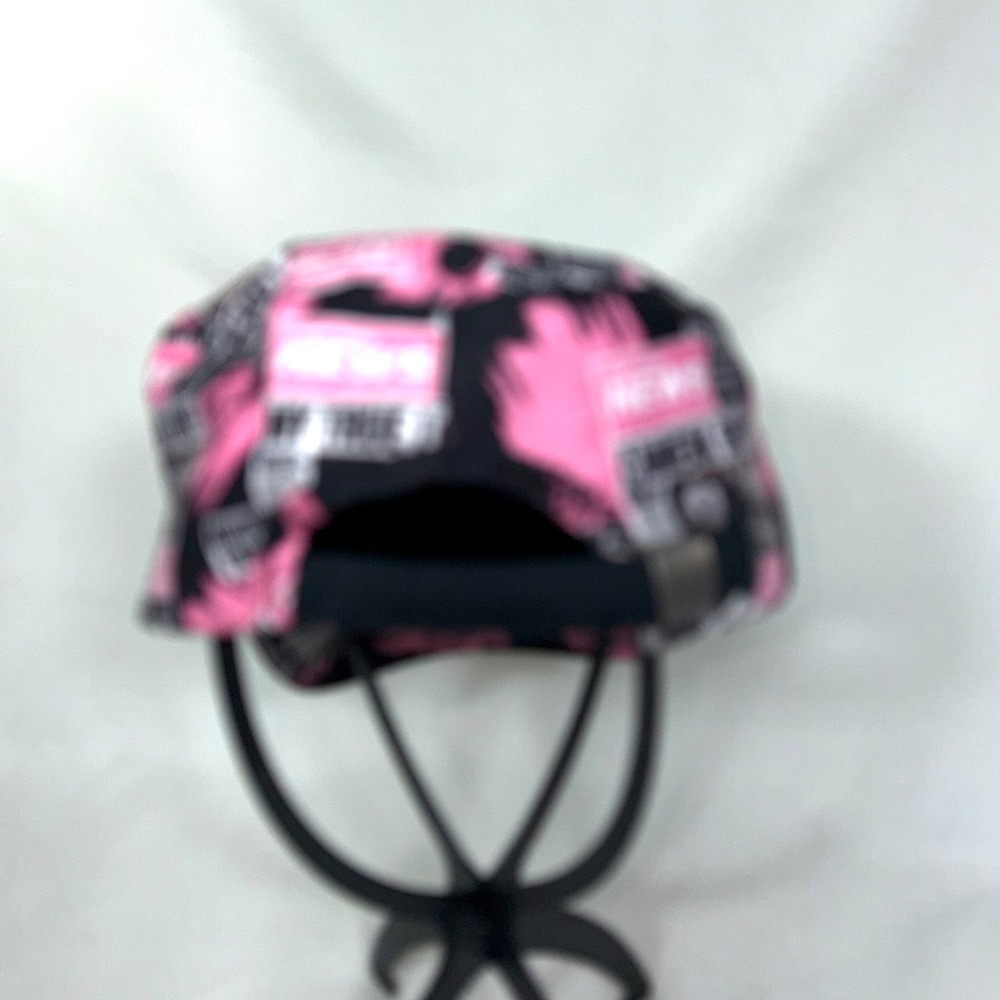Disney Parks Mickey Minnie Mouse Newspaper Print Baseball Cap Adult Adjustable - Picture 4 of 14